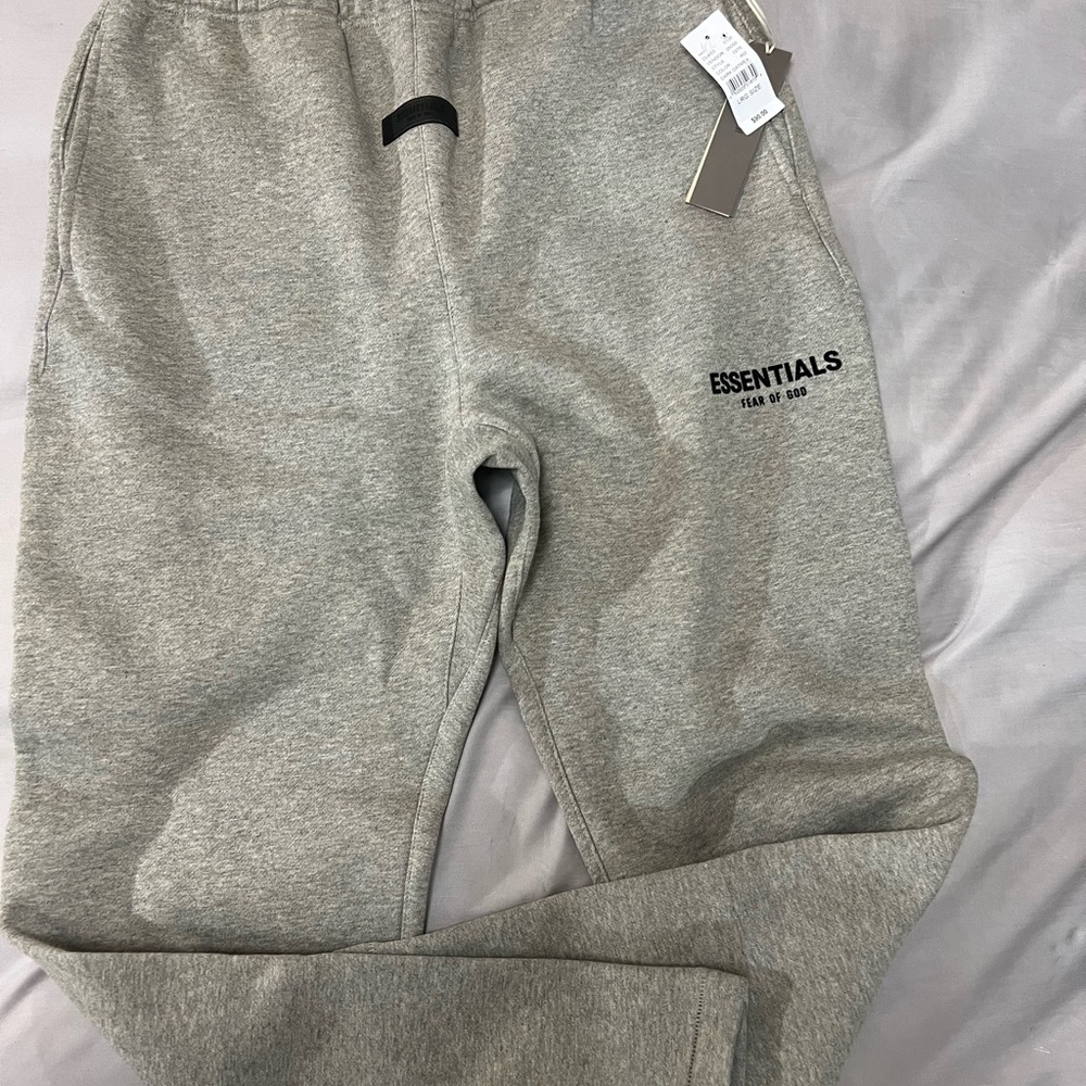 Essentials men Light Gray Joggers